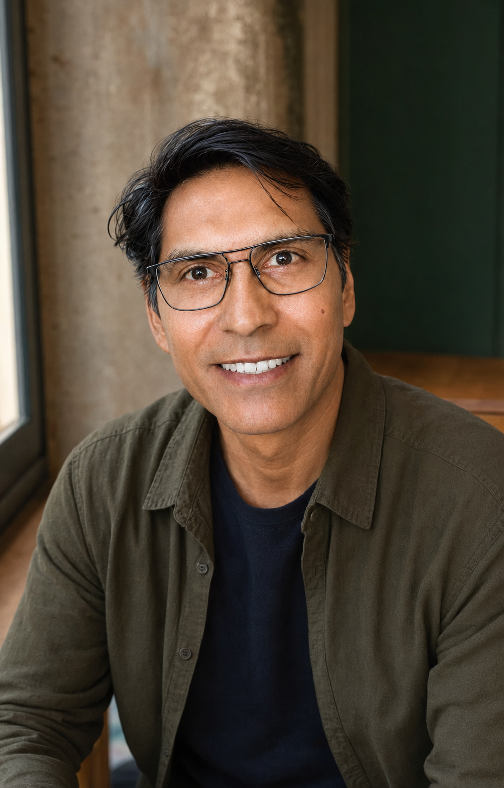 Portrait of author Prashant Nikam.